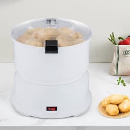 Elektrische Aardappelschilmachine - Automatische Dunschiller - Snel Groenten Schillen - Grote Capaciteit - 800g - Wit — thumbnail 5