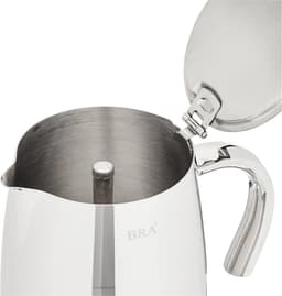 BRA Magna Coffee Maker, Stainless Steel 18/10, 4 Cups — thumbnail 2