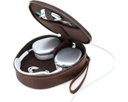 Luxe leren hoes voor draadloze koptelefoon, geschikt voor Apple AirPods Max, beschermt tegen krassen en stoten