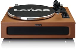 Lenco Platenspeler met Bluetooth - Vier ingebouwde Speakers 40W RMS - LS-430BN - Bruin — thumbnail 2