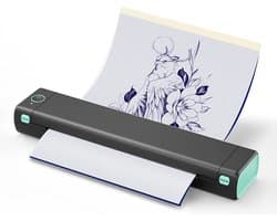 Tattoo Stencil Printer | Incl. 5x tattoo papier + opbergzak | Bluetooth Thermal Printer