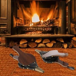 Houten blaasbalg voor open haard en barbecue - 305 x 125 cm - vuur blaasbalg - outdoor koken - picknick - houten blaasbalg — thumbnail 6