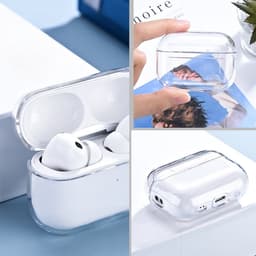 Lumisti® Hoesje Geschikt voor Airpods 2 Pro - Transparant - TPU - Oplaad Case - Beschermhoesje - Cover - Oordopjes - Gratis Hanger/Clip — thumbnail 5