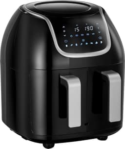 Dubbele Airfryer - Dubbele Mand - Dual Cook - Heteluchtfriteuse — thumbnail 1