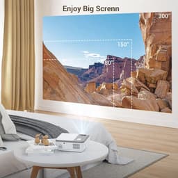 Full HD 1080P Beamer met 4K Ondersteuning en 5G WiFi — thumbnail 2