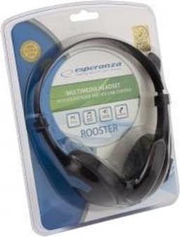 Esperanza EH158B Koptelefoon - Zwart/ Blauw — thumbnail 3