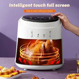 MensStore Digitale Airfryer - Hete Luchtfriteuse - Airfryer XXL - 8 Liter Inhoud - 6 Automatische Programma's - Digitaal Display - — thumbnail 3