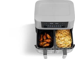 Dual Zone Airfryer met Dubbele Kamer 8 Liter 2 Manden met Kijkvenster Touchscreen 9 Voorinstellingen Dual Cook & Synchronisatie Kant-en-Klaar Technologie 2570-3040 W — thumbnail 3