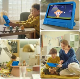 White-label Kindertablet Vanaf 3 Jaar - Tablet Kinderen - Kinderspeelgoed - Blauw — thumbnail 2
