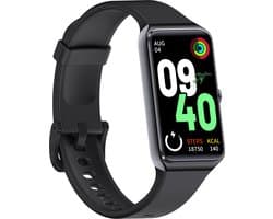 J&D supplies Stappenteller - Zwart - Temperatuurmeter - Activity Tracker - Hartslagmeter - Bloeddrukmeter - Smartwatch - Horloge - Heren - Dames