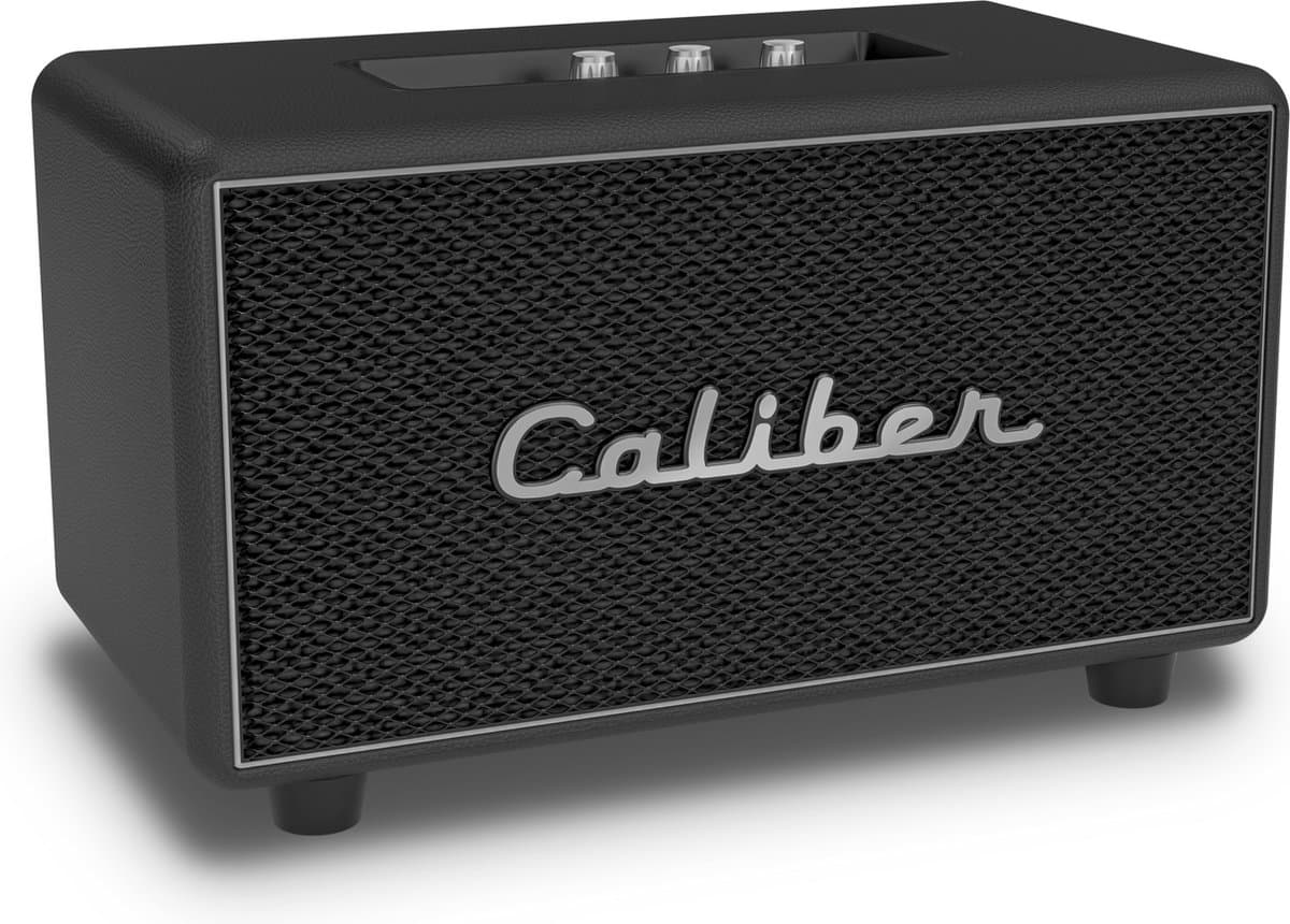 Caliber Retro Speaker - Bluetooth Speaker - Vintage Speaker - 200 Watt Vermogen - Bluetooth - TWS - Bass en Treble regelbaar (HFG411BT-SBL) — afbeelding 1