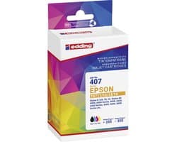 Edding Inktcartridge vervangt Epson T0715, T0711, T0712, T0713, T0714 Compatibel Combipack Zwart, Cyaan, Magenta, Geel