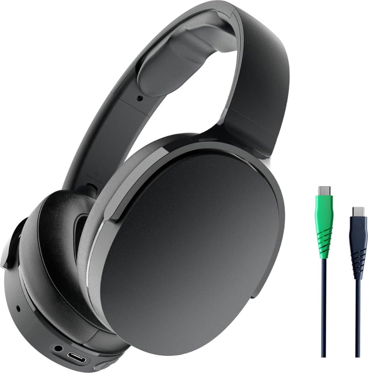 Zwarte Draadloze Over-Ear Koptelefoon Met 36 Uur Accuduur - Microfoon En Bluetooth-ondersteuning Voor iPhone/Android — afbeelding 1