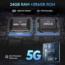 FOSSiBOT F109 Robuuste Smartphone 5G - 24GB RAM - 256GB ROM - 10600 mAh - 6,745 inch HD IPS Scherm - IP68 IP69K Outdoor Telefoon - Android 14 - GPS,NFC,Face ID,OTG — thumbnail 4