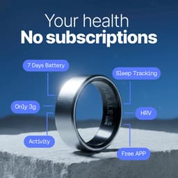 HAALE II Smart Ring met Oplaadcase - Gold - Size 8 — thumbnail 2