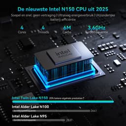 Blackview Hibook 6 Laptop + SCM6 14" Draagbare Monitor Set, 16GB+256GB, FHD IPS Scherm, Dual-band WiFi, Kantoor & Studie Set (incl. Laptop tas, Muis, etc., Grijs) — thumbnail 4