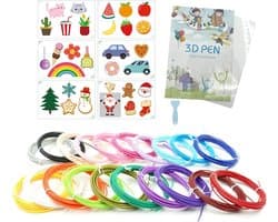 PLA Filament Set voor 3D Pen en Printer - 20 Kleuren voor Creatief Tekenen en Printen