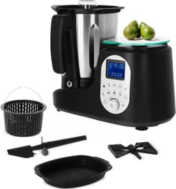 Keukenmachine Koken Hakken - Multifunctionele Robot - Maaltijden Bereiden - Vijf Programma's - 35 Liter Inhoud - Zwart — thumbnail 1