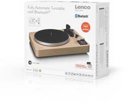 Lenco Platenspeler - Volledig automatische Platenspeler - Bluetooth en Voorversterker - LBTA-166SI - Hout — thumbnail 5