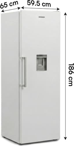 Heinner HF-V401NFWDE++ Koelkast met Waterdispenser – 389 L – No Frost – Elektronische Bediening – Superkoelfunctie – LED-verlichting – Wit – 5 Jaar Garantie — thumbnail 5