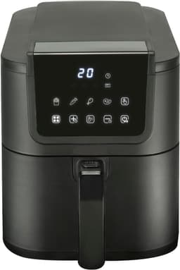 Aura® Airfryer xl - Airfryer xxl - Heteluchtfriteuse - 5 Liter - met keramische antiaanbaklaag - Zwart - 29cm x 23cm x 40cm — thumbnail 3