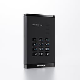 Beveiligde Draagbare Externe Harde Schijf met Hardware-encryptie en Pin-toegang IP56 — thumbnail 1
