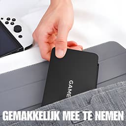 Xainy – Card case zwart geschikt voor Nintendo Switch of Switch 2 games | Switch-games opberghoes accessoires | Spellen game houder | Opberg travel box / opbergbox voor OLED / Lite consoles | Beschermhoes 24 game card slots — thumbnail 7