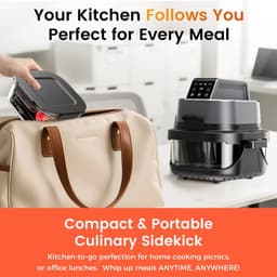 Sensova - Airfryer Multifunctionele Heteluchtfriteuse met Easy View Vensterglascontainer - Hi-Fry Technologie voor Gezond Frituren Zonder Olie - Krachtige 1500W Airfryer voor Bakken, Grillen en Roosteren - Gebruiksvriendelijk en Veelzijdig — thumbnail 5