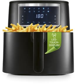GOURMETmaxx heteluchtfriteuse 6,5 l Airfryer | Friteuse met touchscreen, 9 functies, 11 programma's | Minibakoven – bakken met bijna geen olie | Airfryer-accessoires vaatwasmachinebestendig — thumbnail 1