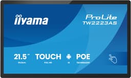 iiyama TW2223AS-B3P beeldkrant Interactief flatscreen 54,6 cm (21.5") Wifi 450 cd/m² Full HD Zwart Touchscreen Type processor Android 24/7 — thumbnail 5