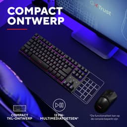 Trust GXT831 Thado Tkl Wrls KB bk US toetsenbord — thumbnail 5