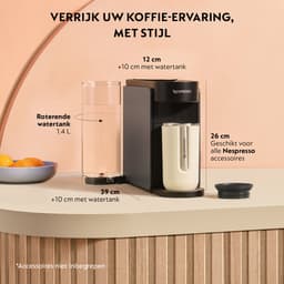 De'Longhi Nespresso Vertuo Up ENV200.GY - KoffieCupmachine - 1.4 L - Snel Opgewarmd - Antraciet — thumbnail 4