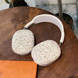 Beschermhoes voor AirPods Max - Roze Bloemenpatroon - Schokbestendig Oplaadcassette — thumbnail 3