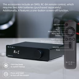 2.1 Kanaals Audio Versterker met Bluetooth 5.0 en HDMI ARC, 100W Vermogen — thumbnail 4