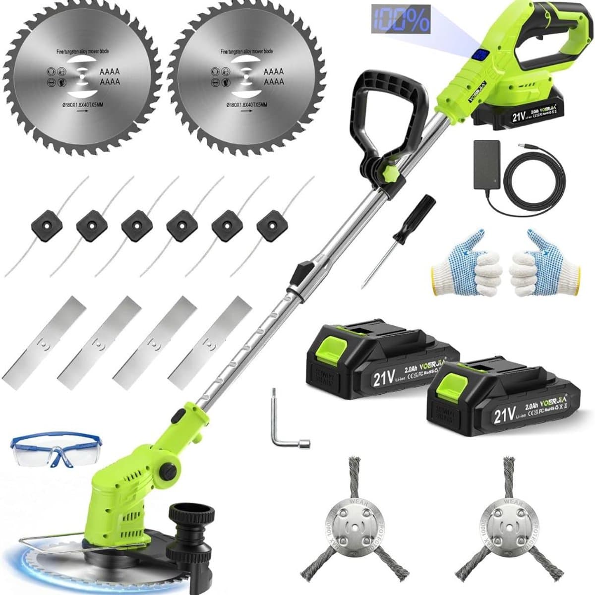 Grasmaaier Elektrisch - Grastrimmers met Accu - — afbeelding 1
