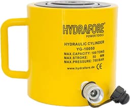 Krachtige Enkelwerkende Hydraulische Cilinder 100 Ton - 50 mm Slag — thumbnail 1
