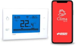 Wifi Wekelijkse Klokthermostaat voor Verwarming en Koeling via App — thumbnail 1