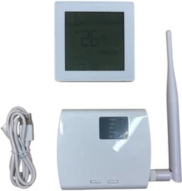Thermostaat | Wifi | Touchscreen bediening | Inbouwmontage | Programmeerbaar | Tuya Smart Life | Google Home en Alexa | Wit — thumbnail 3
