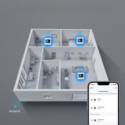 Zigbee Wifi Thermostaat | Touchscreen bediening | Opbouw montage | Open raam detectie | Tuya Smart Life app | CV aan uit systemen | Zwart — thumbnail 4
