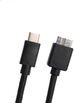 Externe Harde Schijf Kabel - Mobiele Data Kabel - Bestanden Overzetten - Hoge Snelheid Connectie - 30 cm Lengte — thumbnail 2