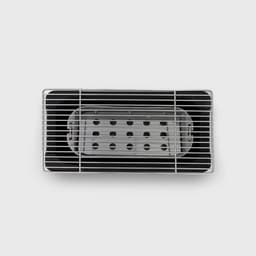 Konro Grill - Japanse BBQ Grill - Shichirin BBQ - Houtskoolbarbecue - Keramisch Japanese Yakitori Grill - Hibachi Kookoppervlak 36x18cm — thumbnail 3