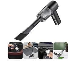 Autostofzuiger Draadloze handheld drie-in-één stofzuiger - Mini draagbare, USB snoerloze, oplaadbare mini-stofzuiger Geschikt voor auto's, huizen en kantoren