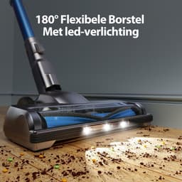 Steelstofzuiger Draadloos - Stofzuiger Zonder Zak op Accu - Inclusief Opzetstukken — thumbnail 2