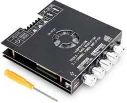 Krachtige 2.1 Kanaals Hifi Versterker Module met Bluetooth 5.0 - 2x160W + 220W Subwoofer Digitale Eindversterker — thumbnail 1