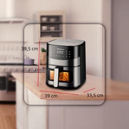 Airfryer 6,5L met Dubbele Verwarmingssysteem en LED-Display - Gezond Frituren — thumbnail 2