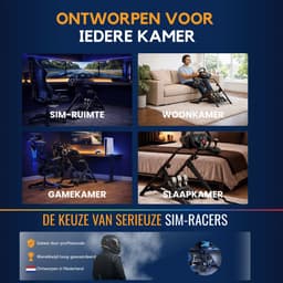 Ranqer Wheel Stand Pro - racestuur standaard - race cockpit - Inklapbaar - Verstelbaar - Geschikt voor: Logitech, Thrustmaster, Fanatec — thumbnail 10