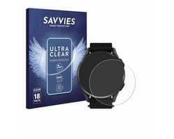 Savvies - Screenprotector voor Garmin Approach S50 - Folie Beschermfolie transparant 18 Stuks