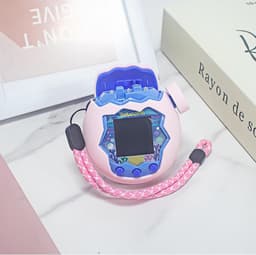 Allecto- beschermhoes voor Tamagotchi Paradise - siliconen stootvaste case cover - ultradun - geen geur - siliconen hoes - roze - geschikt voor Tamagotchi Paradise — thumbnail 3