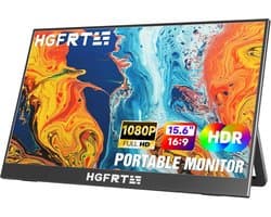 Draagbare Monitor - Extra Scherm - Productief Werken - Full HD IPS - 156 Inch