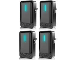 Plug-in Luchtreiniger Voor Thuis, Mini-luchtreiniger Voor Kleine Kamers, Stille Luchtverfrisser Voor Kantoor, Slaapkamer, Woonkamer, Draagbare Luchtreinigers, Geur, Huisdierengeur - Luchtreiniger (4-pack)